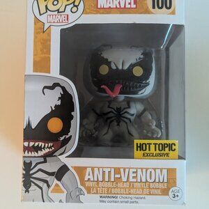 NWT 100 Anti-Venom Marvel Funko POP! Spider-Man Hot Topic Vaulted Vinyl Figure